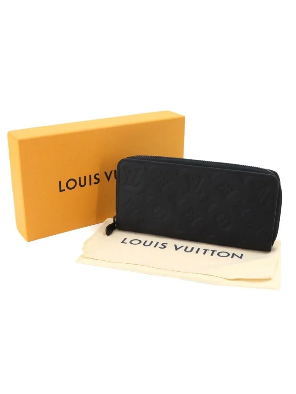 Louis Vuitton Monogram Shadow Zippy Wallet Horizontal